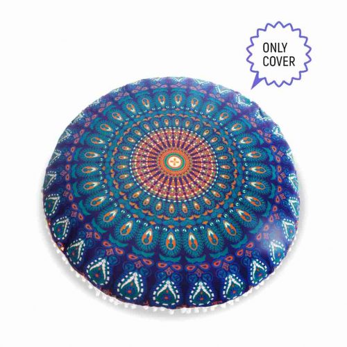 bohemian floor pillow mandala round cushion pouf 4